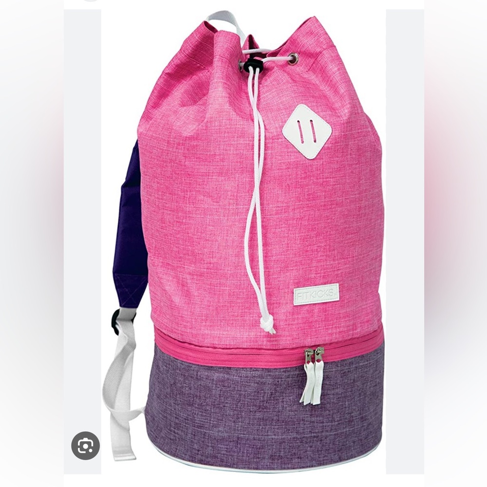 Fitkicks The Throwback Active Lifestyle Daypack Bucket Backpack NWOT